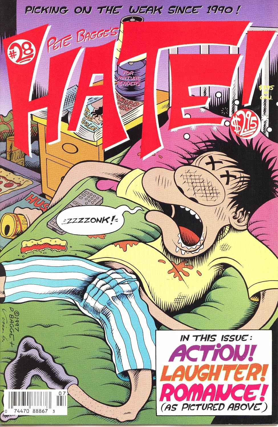 Couverture de Hate #28, Fantagraphics Books, 1997