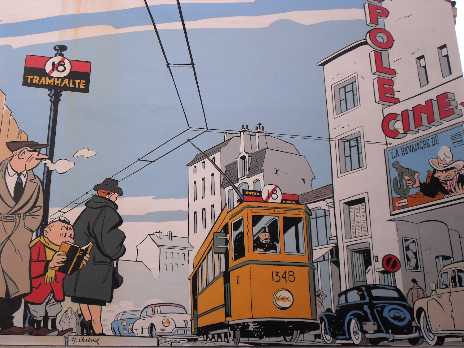"Le Jeune Albert" (Mural d'Yves Chaland)
