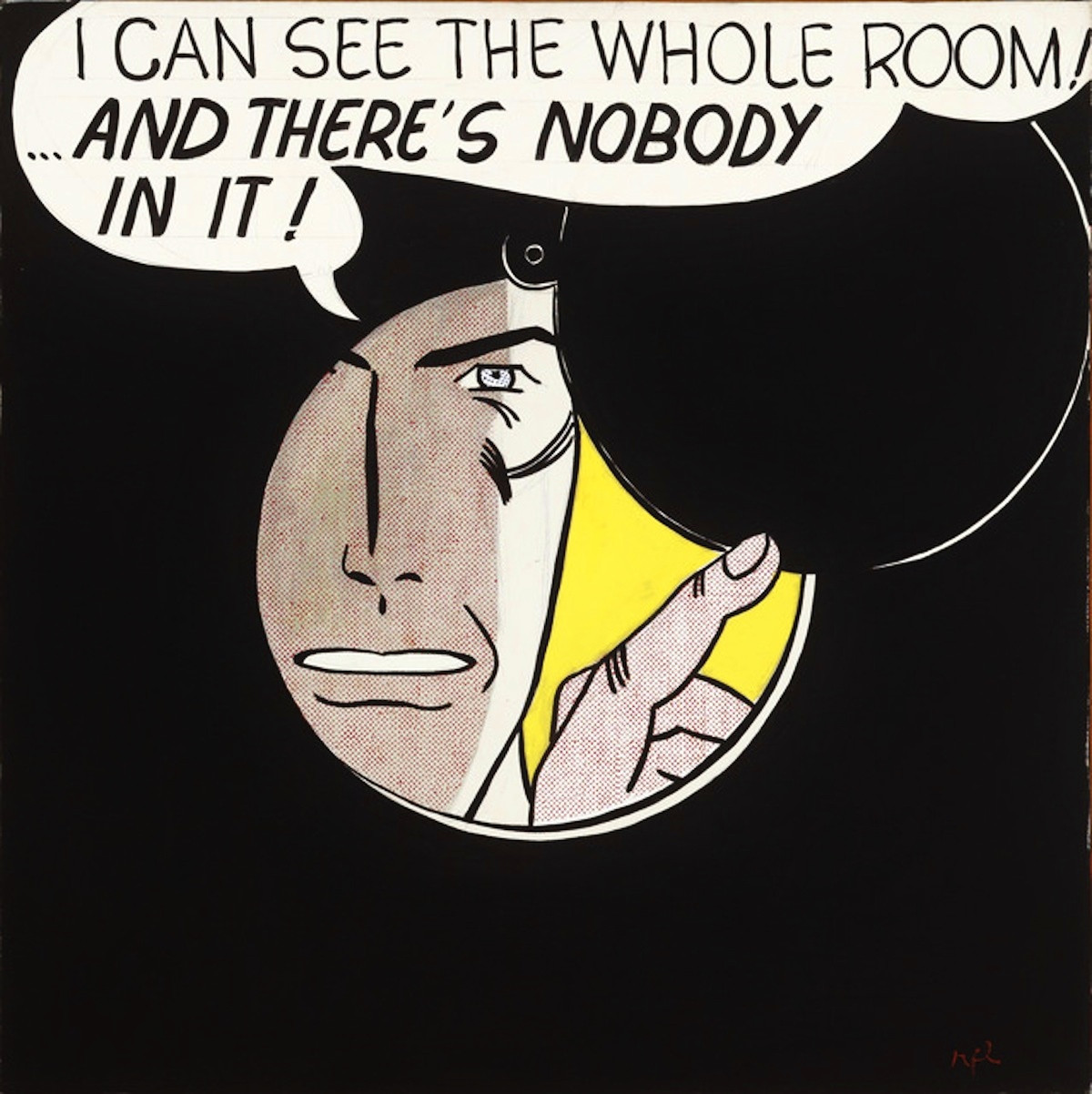 "Roy Lichtenstein - I Can See the Whole Room!...and There's Nobody in it! (1961)